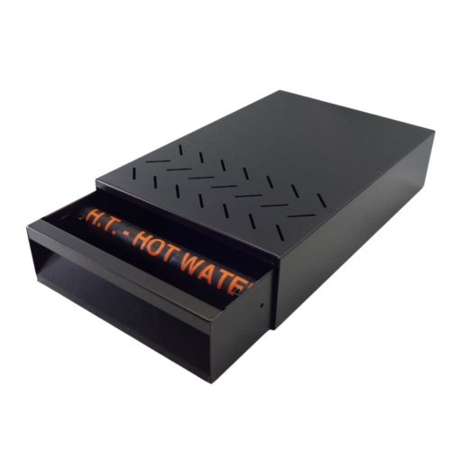 Uitkloplade opbouw smal mat zwart 620437N