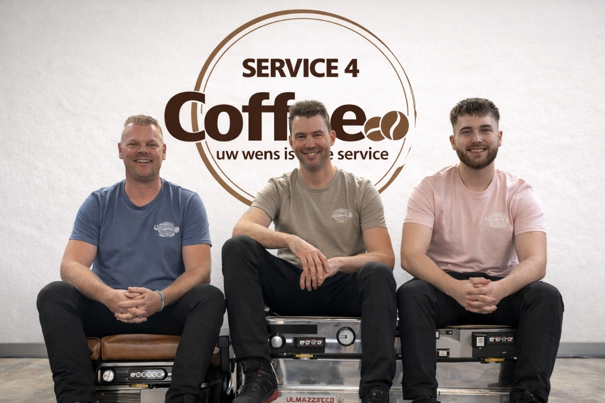 Service4coffe Guus Tonk en Nico Masson en Yordy jouw service voor espressomachines
